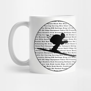 Ski Circle Symbol Mug